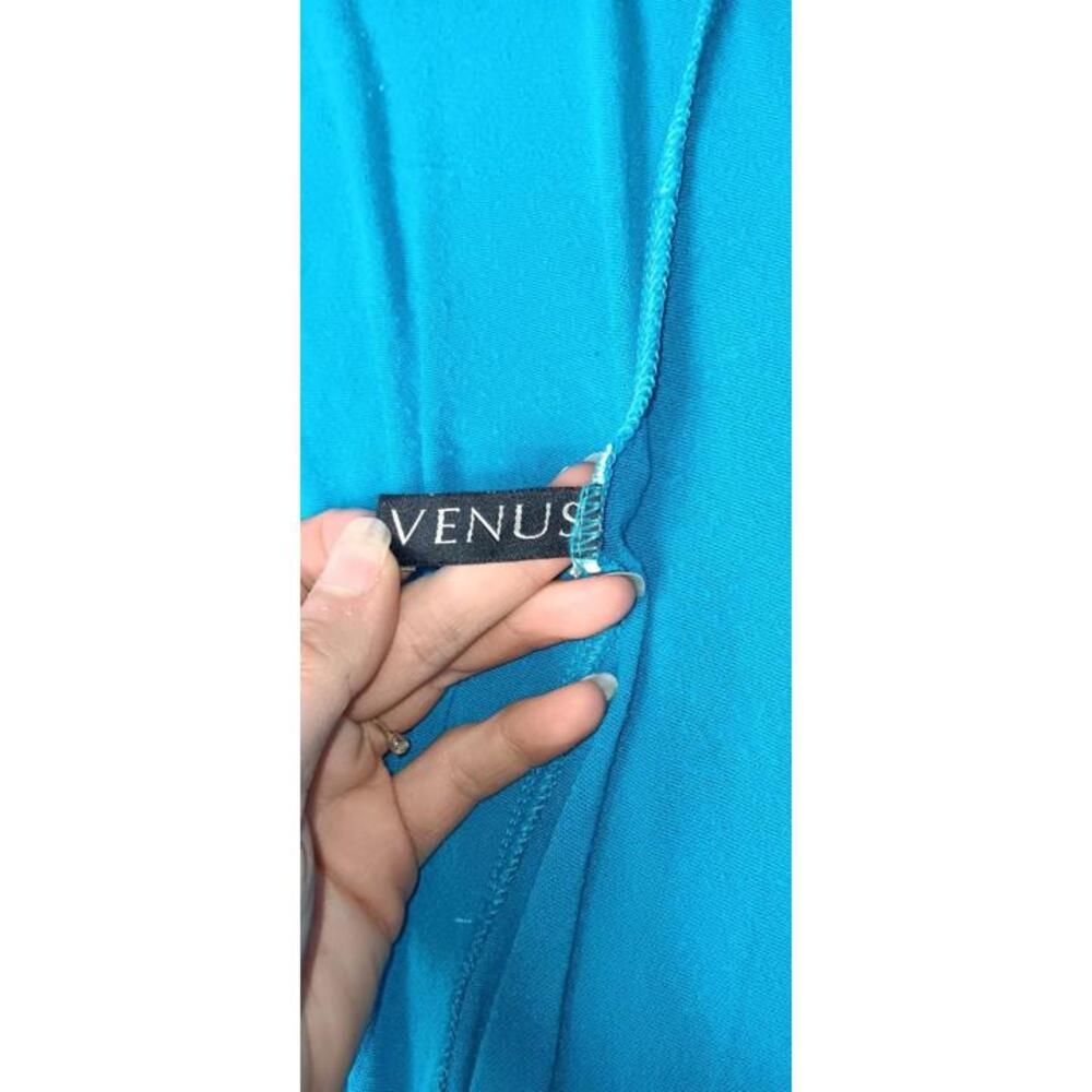 Venus Open Front Long Slinky Cardigan Womens Size One Size Bright Blue... - Picture 2 of 10